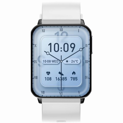 Smartwatch Damski Gravity GT17-8 na bransolecie mesh w kolorze Czarny/Czarny o szerokości 22mm