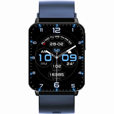 Smartwatch Męski Gravity GT17-9  w kolorze Czarny/Czarny o szerokości 22mm