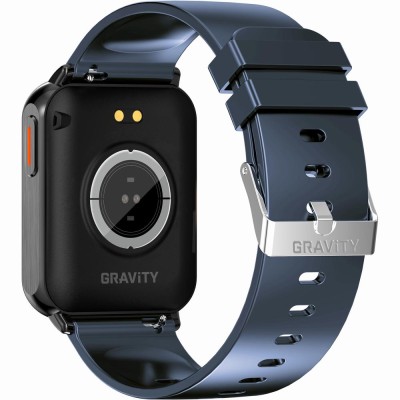Smartwatch Męski Gravity GT17-9  w kolorze Czarny/Czarny o szerokości 22mm