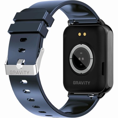 Smartwatch Męski Gravity GT17-9  w kolorze Czarny/Czarny o szerokości 22mm
