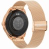 Smartwatch Damski Gravity GT25-1 na bransolecie mesh w kolorze Różowe Złoto/Różowe Złoto o szerokości 20mm