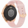 Smartwatch Damski Gravity GT25-2 na pasku gumowym w kolorze Różowe Złoto/Różowy o szerokości 20mm