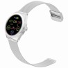 Smartwatch Damski Gravity GT25-7 na bransolecie mesh w kolorze Srebrny/Srebrny o szerokości 20mm