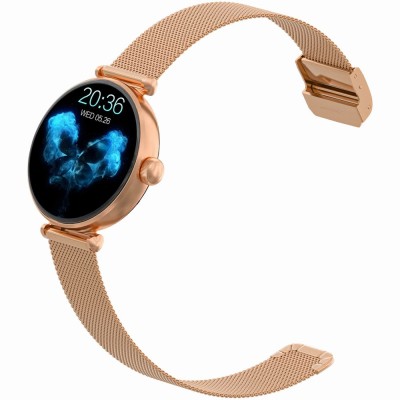 Smartwatch Damski Gravity GT26-1 na bransolecie mesh w kolorze Różowe Złoto/Różowe Złoto o szerokości 20mm