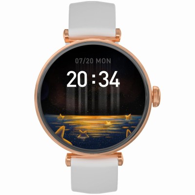 Smartwatch Damski Gravity GT26-2 na bransolecie mesh w kolorze Różowe Złoto/Różowe Złoto o szerokości 20mm