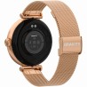 Smartwatch Damski Gravity GT26-2 na bransolecie mesh w kolorze Różowe Złoto/Różowe Złoto o szerokości 20mm