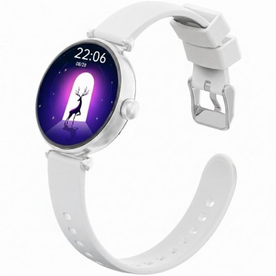 Smartwatch Damski Gravity GT26-8 na bransolecie mesh w kolorze Srebrny/Srebrny o szerokości 20mm