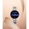 Smartwatch Damski Gravity GT26-9 na bransolecie mesh w kolorze Srebrny/Srebrny o szerokości 20mm