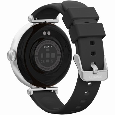 Smartwatch Damski Gravity GT26-9 na bransolecie mesh w kolorze Srebrny/Srebrny o szerokości 20mm