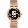 Smartwatch Damski Gravity GT27-1 na bransolecie mesh w kolorze Różowe Złoto/Różowe Złoto o szerokości 20mm