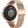 Smartwatch Damski Gravity GT27-1 na bransolecie mesh w kolorze Różowe Złoto/Różowe Złoto o szerokości 20mm