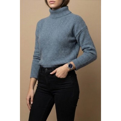 Smartwatch Damski Gravity GT27-4 na bransolecie mesh w kolorze Srebrny/Srebrny o szerokości 20mm