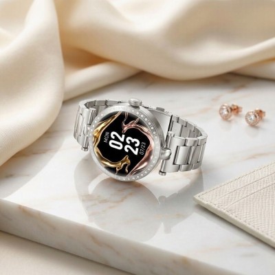 Smartwatch Damski Gravity GT27-8  w kolorze Srebrny/Srebrny o szerokości 20mm