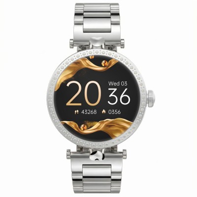 Smartwatch Damski Gravity GT27-8  w kolorze Srebrny/Srebrny o szerokości 20mm