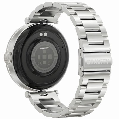 Smartwatch Damski Gravity GT27-8  w kolorze Srebrny/Srebrny o szerokości 20mm