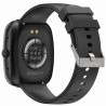 Smartwatch Męski Gravity GT18-9 na pasku gumowym w kolorze Czarny/Granatowy o szerokości 22mm