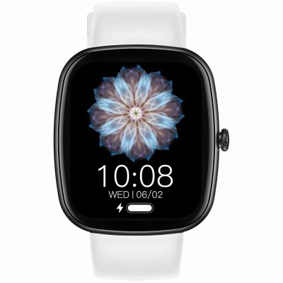 Smartwatch Damski Gravity GT18-10 na pasku gumowym w kolorze Czarny/Czarny o szerokości 22mm