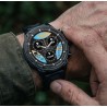 Smartwatch Męski Gravity GT41-1 na pasku gumowym w kolorze Czarny/Czarny o szerokości 24mm
