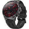 Smartwatch Męski Gravity GT41-1 na pasku gumowym w kolorze Czarny/Czarny o szerokości 24mm