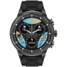 Smartwatch Męski Gravity GT41-1 na pasku gumowym w kolorze Czarny/Czarny o szerokości 24mm