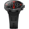 Smartwatch Męski Gravity GT41-1 na pasku gumowym w kolorze Czarny/Czarny o szerokości 24mm