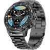 Smartwatch Męski Gravity GT41-2 na pasku gumowym w kolorze Czarny/Granatowy o szerokości 24mm