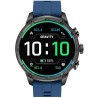 Smartwatch Męski Gravity GT41-2 na pasku gumowym w kolorze Czarny/Granatowy o szerokości 24mm
