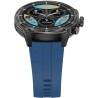 Smartwatch Męski Gravity GT41-2 na pasku gumowym w kolorze Czarny/Granatowy o szerokości 24mm