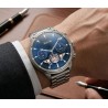 Smartwatch Męski Gravity GT41-3 na pasku gumowym w kolorze Tytanowy/Czarny o szerokości 24mm