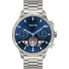 Smartwatch Męski Gravity GT41-3 na pasku gumowym w kolorze Tytanowy/Czarny o szerokości 24mm
