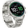 Smartwatch Męski Gravity GT41-3 na pasku gumowym w kolorze Tytanowy/Czarny o szerokości 24mm