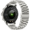 Smartwatch Męski Gravity GT41-3 na pasku gumowym w kolorze Tytanowy/Czarny o szerokości 24mm