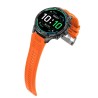 Smartwatch Męski Gravity GT41-4 na pasku gumowym w kolorze Czarny/Pomarańczowy o szerokości 24mm