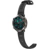 Smartwatch Męski Gravity GT42-1 na pasku gumowym w kolorze Czarny/Czarny o szerokości 22mm
