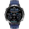 Smartwatch Męski Gravity GT42-2 na pasku gumowym w kolorze Czarny/Granatowy o szerokości 22mm
