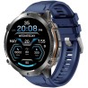 Smartwatch Męski Gravity GT42-2 na pasku gumowym w kolorze Czarny/Granatowy o szerokości 22mm