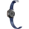Smartwatch Męski Gravity GT42-2 na pasku gumowym w kolorze Czarny/Granatowy o szerokości 22mm