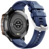 Smartwatch Męski Gravity GT42-2 na pasku gumowym w kolorze Czarny/Granatowy o szerokości 22mm