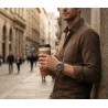 Smartwatch Męski Gravity GT42-2 na pasku gumowym w kolorze Czarny/Granatowy o szerokości 22mm