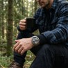 Smartwatch Męski Gravity GT42-3 na pasku gumowym w kolorze Grafitowy/Czarny o szerokości 22mm