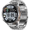 Smartwatch Męski Gravity GT42-3 na pasku gumowym w kolorze Grafitowy/Czarny o szerokości 22mm