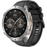 Smartwatch Męski Gravity GT42-3 na pasku gumowym w kolorze Grafitowy/Czarny o szerokości 22mm