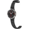 Smartwatch Męski Gravity GT42-3 na pasku gumowym w kolorze Grafitowy/Czarny o szerokości 22mm