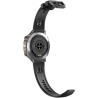 Smartwatch Męski Gravity GT42-3 na pasku gumowym w kolorze Grafitowy/Czarny o szerokości 22mm