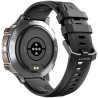 Smartwatch Męski Gravity GT42-3 na pasku gumowym w kolorze Grafitowy/Czarny o szerokości 22mm