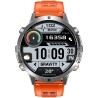 Smartwatch Męski Gravity GT42-4 na pasku gumowym w kolorze Grafitowy/Pomarańczowy o szerokości 22mm
