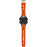 Smartwatch Męski Gravity GT42-5 na pasku gumowym w kolorze Czarny/Pomarańczowy o szerokości 22mm