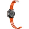 Smartwatch Męski Gravity GT42-5 na pasku gumowym w kolorze Czarny/Pomarańczowy o szerokości 22mm