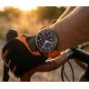 Smartwatch Męski Gravity GT42-5 na pasku gumowym w kolorze Czarny/Pomarańczowy o szerokości 22mm