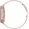 Smartwatch Damski Gravity GT43-1 na bransolecie mesh w kolorze Różowy/Różowe złoto o szerokości 22mm